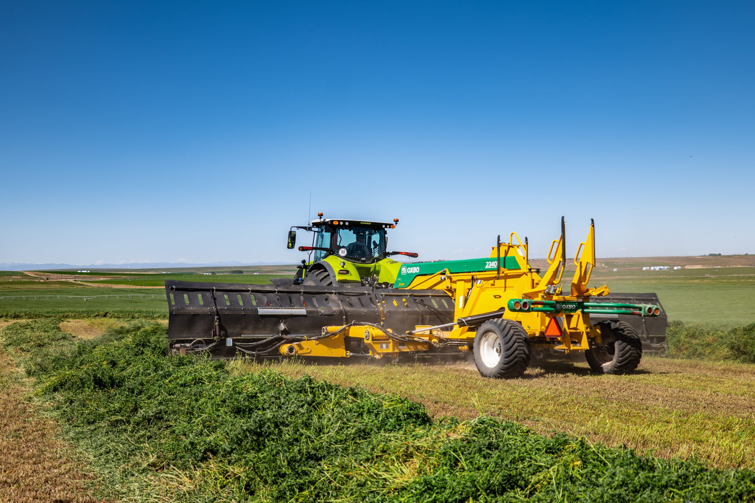 Oxbo 2340 merger delivering high quality forage in the field