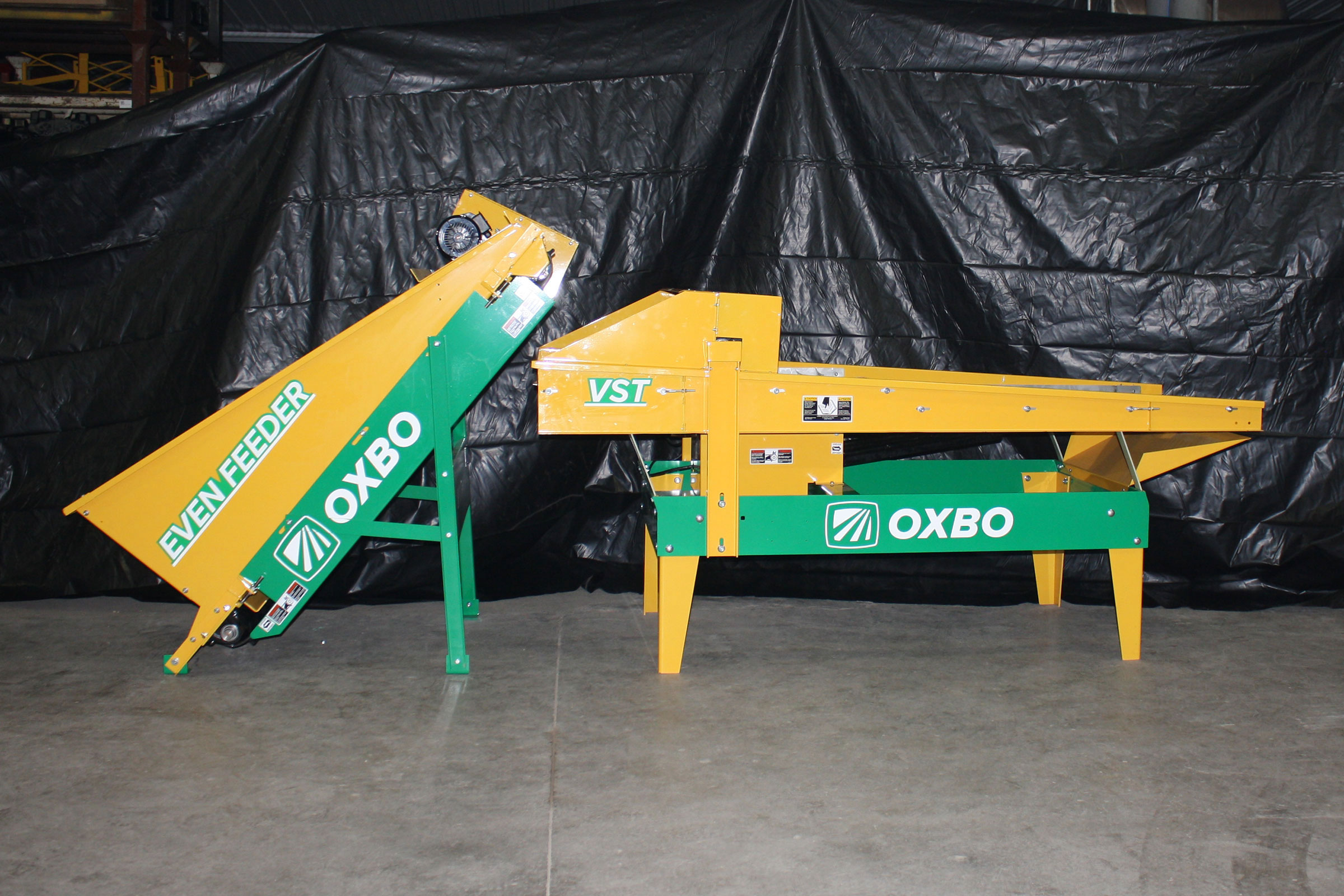 Even Feeder and VST Sorting Table | Oxbo